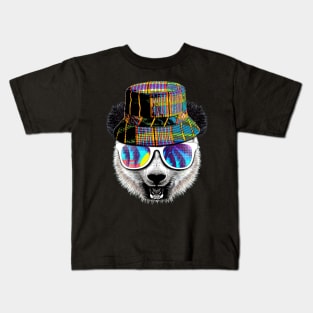 Panda summer vibes Kids T-Shirt